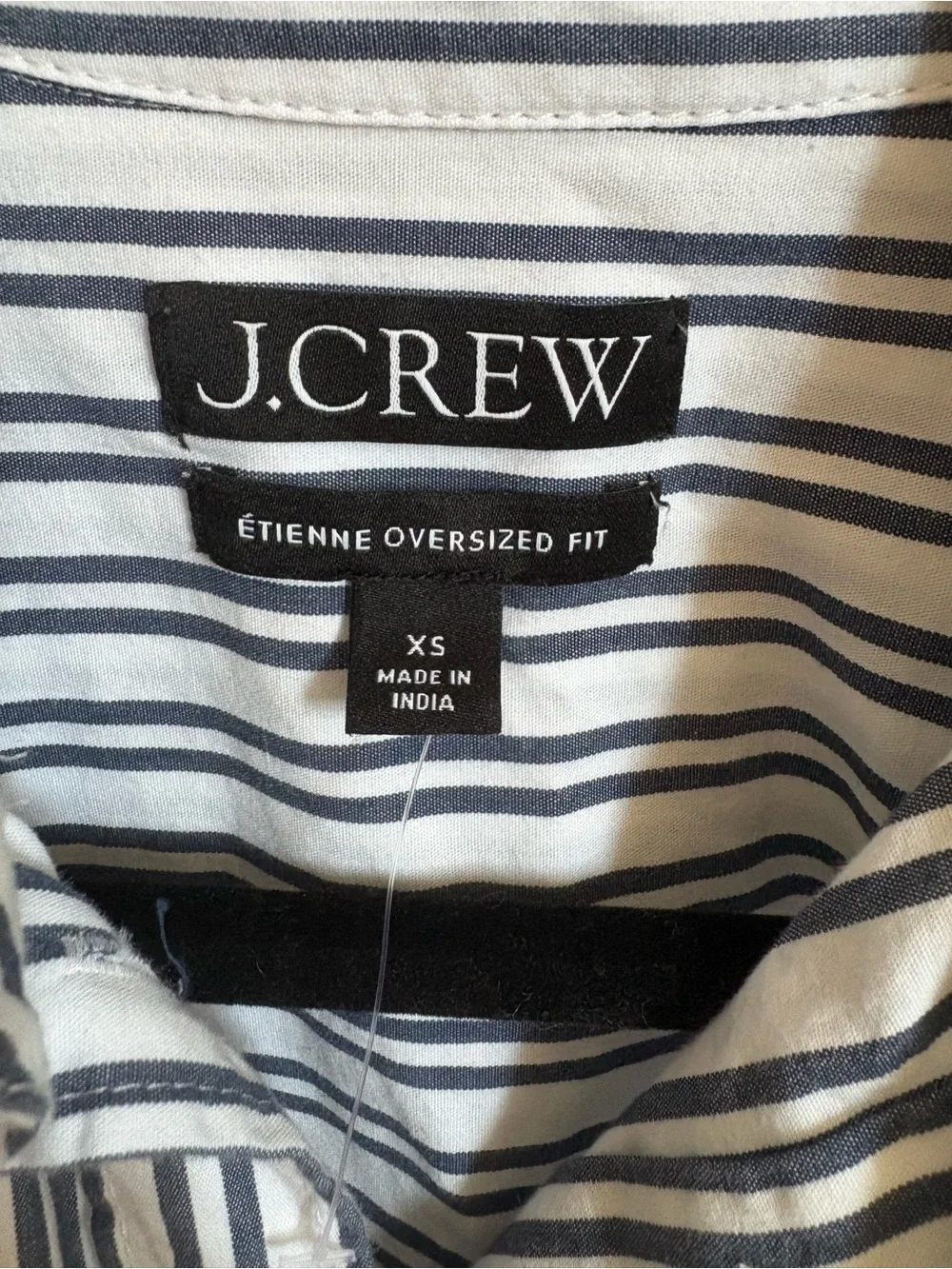 J. Crew Etienne Oversized Button Down Shirt